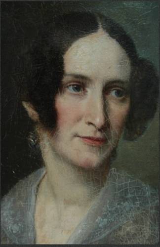 Same painting - After conservation.-  Treatment for aging cracks ond discloloured varnish